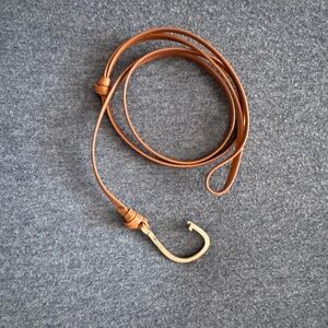 Miansai Hook Maritime Hook Leather Bracelet